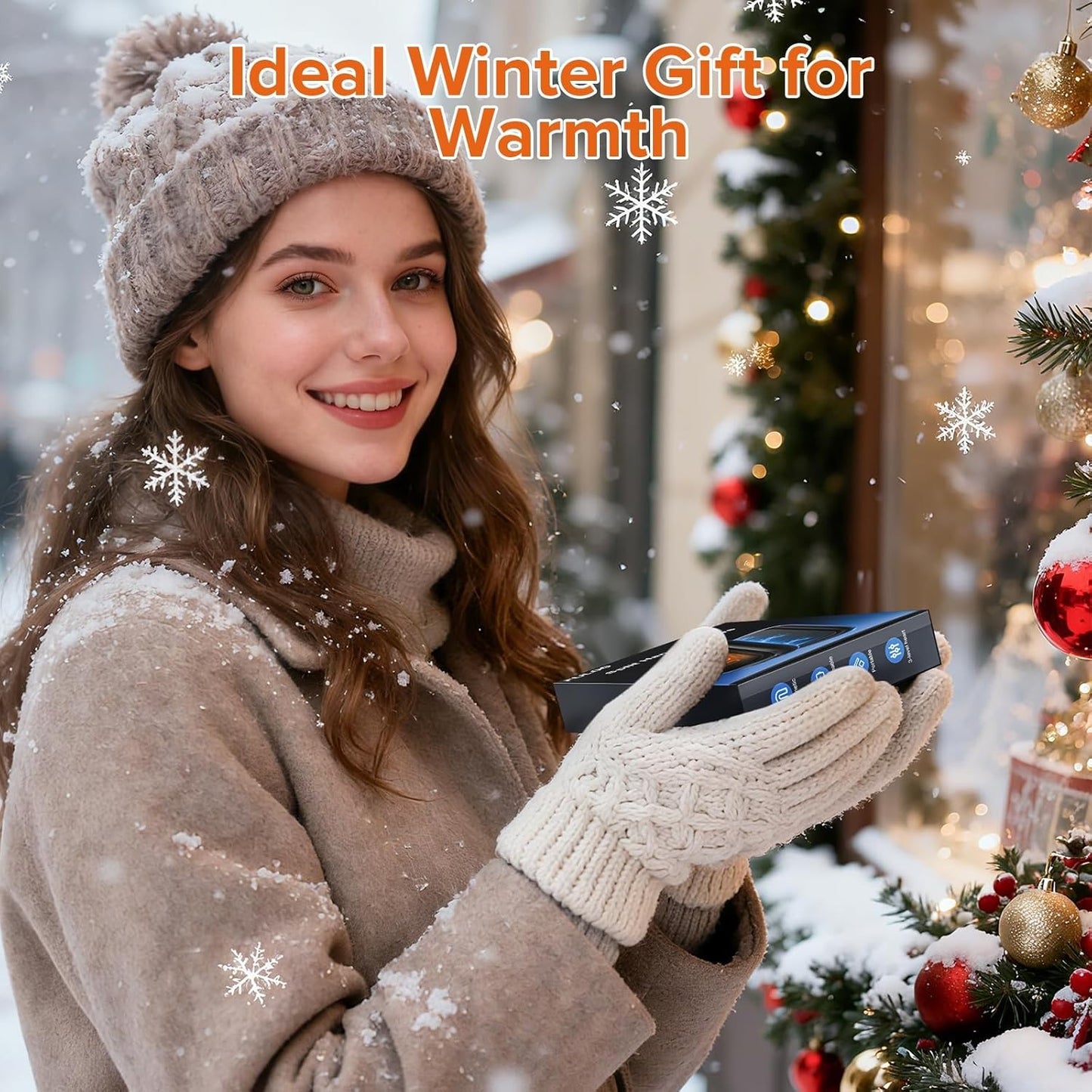 2 Pack Hand Warmers Rechargeable, Magnetic Electric Hand Warmers, 12H Max Heatin