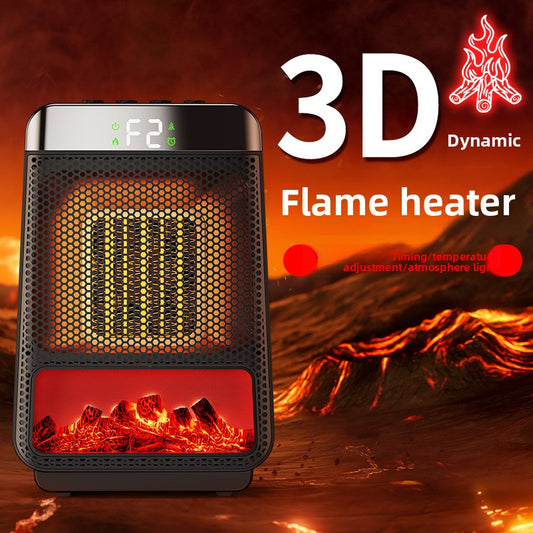 3D Dynamic Flame Warm Air Electric Heater