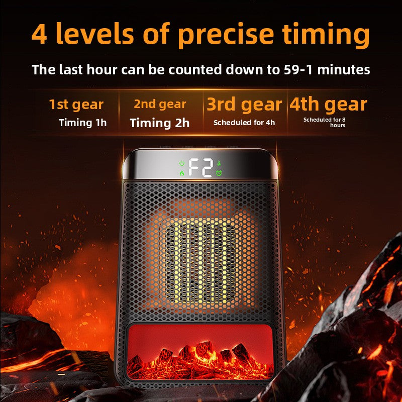 3D Dynamic Flame Warm Air Electric Heater