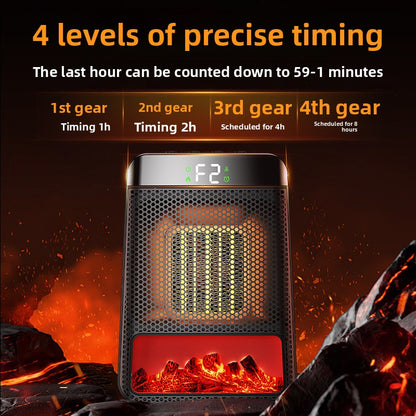 3D Dynamic Flame Warm Air Electric Heater