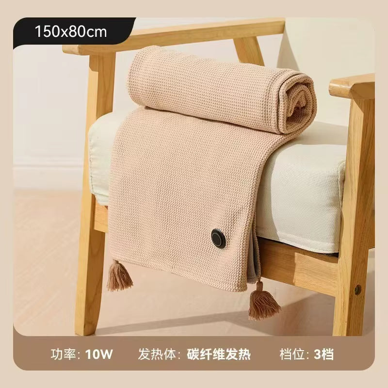 Wearable Electric Blanket 3 Heating Levels USB Heating Winter Warm Blanket Home Office Outdoor Heating Mattres Washable