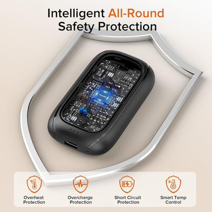 2 Pack Hand Warmers Rechargeable, Magnetic Electric Hand Warmers, 12H Max Heatin