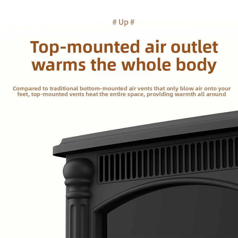 3D Fake fireplace heater